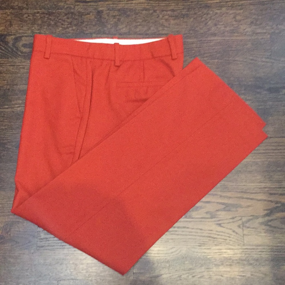 J. Crew Favorite Fit pant in orange, 6P